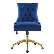 Tufted performance velvet office chair in navy by Modway additional picture 5