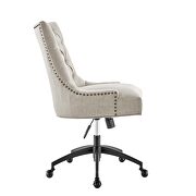 Tufted fabric office chair in black/ beige by Modway additional picture 3