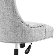Tufted fabric office chair in black/ light gray by Modway additional picture 6