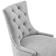 Tufted fabric office chair in black/ light gray by Modway additional picture 7
