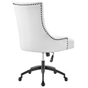 Tufted fabric office chair in black/ white by Modway additional picture 4