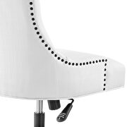 Tufted fabric office chair in black/ white by Modway additional picture 6