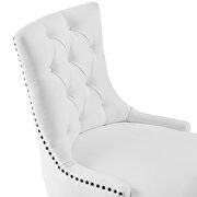 Tufted fabric office chair in black/ white by Modway additional picture 7