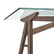 Glass top modern office desk by Modway additional picture 3