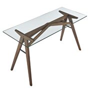 Glass top modern office desk by Modway additional picture 5