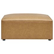 Vegan leather ottoman in tan by Modway additional picture 6