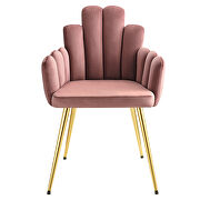 Performance velvet dining chair in gold/ dusty rose finish (set of 2) by Modway additional picture 6