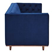 Tufted performance velvet sofa in navy finish by Modway additional picture 3