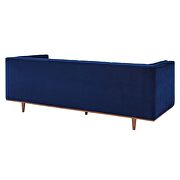 Tufted performance velvet sofa in navy finish by Modway additional picture 4