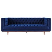 Tufted performance velvet sofa in navy finish by Modway additional picture 5