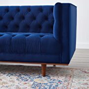 Tufted performance velvet sofa in navy finish by Modway additional picture 8
