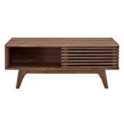 Coffee table in walnut by Modway additional picture 6