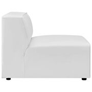 Vegan leather 8-piece sectional sofa set in white finish by Modway additional picture 9