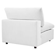 Down filled overstuffed performance velvet 4-piece sectional sofa in white by Modway additional picture 11