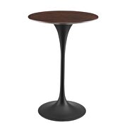 Wood bar table in black cherry walnut by Modway additional picture 6