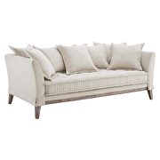 Fabric sofa in beige by Modway additional picture 8