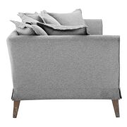 Fabric sofa in light gray by Modway additional picture 6