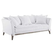 Fabric sofa in white by Modway additional picture 8