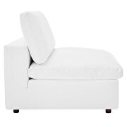 Down filled overstuffed vegan leather 3-seater sofa in white by Modway additional picture 7