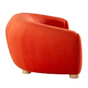 Performance velvet sofa in orange by Modway additional picture 5