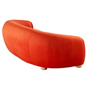 Performance velvet sofa in orange by Modway additional picture 6