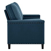 Upholstered fabric loveseat in azure by Modway additional picture 7