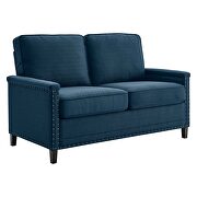 Upholstered fabric loveseat in azure by Modway additional picture 8