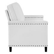 Upholstered fabric loveseat in white by Modway additional picture 7