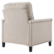 Upholstered fabric armchair in beige by Modway additional picture 6