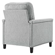 Upholstered fabric armchair in light gray by Modway additional picture 6
