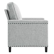 Upholstered fabric armchair in light gray by Modway additional picture 7