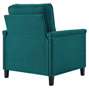 Upholstered fabric armchair in teal by Modway additional picture 6