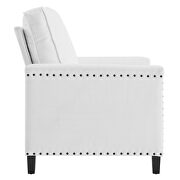 Upholstered fabric armchair in white by Modway additional picture 7