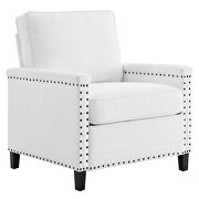 Upholstered fabric armchair in white by Modway additional picture 8