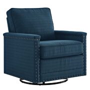 Upholstered fabric swivel chair in azure by Modway additional picture 7
