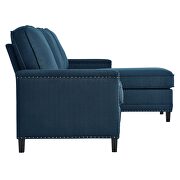 Upholstered fabric sectional sofa in azure by Modway additional picture 6