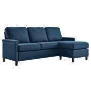 Upholstered fabric sectional sofa in azure by Modway additional picture 7