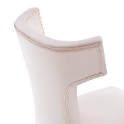 Pink finish performance velvet upholstery dining chairs - set of 2 by Modway additional picture 6