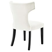 White finish performance velvet upholstery dining chairs - set of 2 by Modway additional picture 5