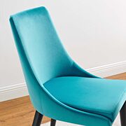 Performance velvet upholstery dining chair in blue by Modway additional picture 8