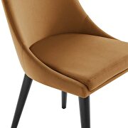 Performance velvet upholstery dining chair in cognac by Modway additional picture 5