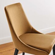 Performance velvet upholstery dining chair in cognac by Modway additional picture 8
