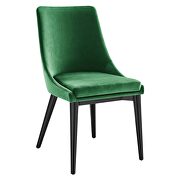 Performance velvet upholstery dining chair in emerald by Modway additional picture 2