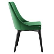 Performance velvet upholstery dining chair in emerald by Modway additional picture 3