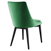 Performance velvet upholstery dining chair in emerald by Modway additional picture 4