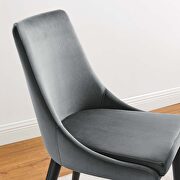 Performance velvet upholstery dining chair in gray by Modway additional picture 8