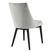 Performance velvet upholstery dining chair in light gray by Modway additional picture 4