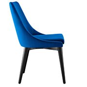 Performance velvet upholstery dining chair in navy by Modway additional picture 3