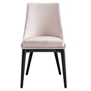 Performance velvet upholstery dining chair in pink by Modway additional picture 6