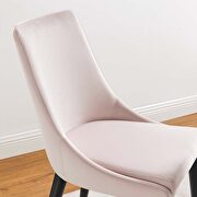 Performance velvet upholstery dining chair in pink by Modway additional picture 8